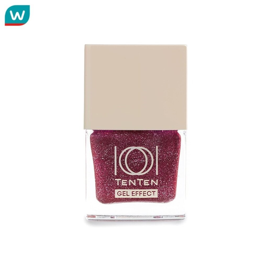 Ten Ten เท็น เท็น น้ำยาทาเล็บ เจล เอฟเฟค 12มล. NBT102 อินฟินิตี้ เรด