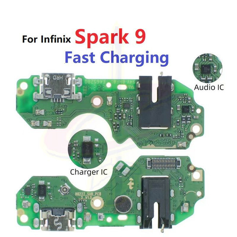 แพรตูดชาร์จ (Charging Port Flex )  สําหรับInfinix Tecno Pova Neo Infinix Spark 9 Go 2022 Hot 20iสมาร์ท 6 HD USB ราคา ถูกที่สุด ดีลบีเคเค แกลเลอรีภาพที่ 5