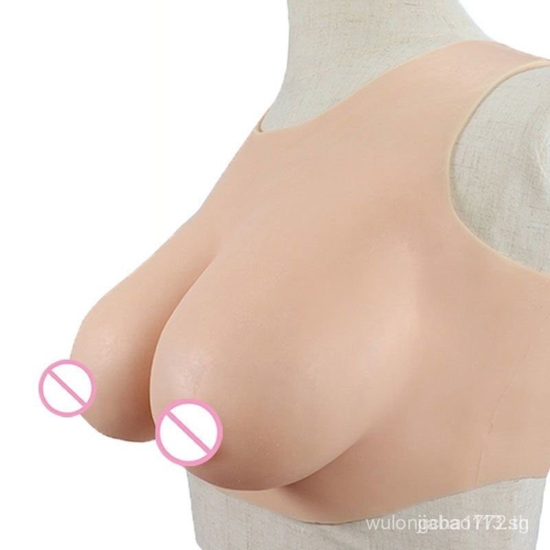 DROP Shape ซิลิโคนหน้าอกปลอมเซ็กซี่จำลอง DROP Shape คอสเพลย์ jitter เต้านมประดิษฐ์แม่ปลอม CD ขนาดใหญ