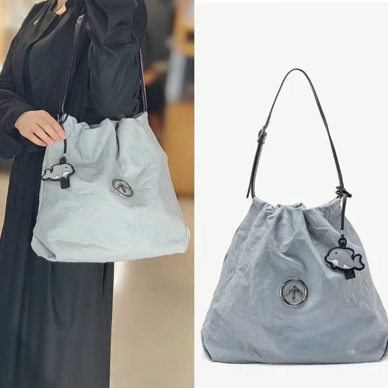 2025grotto-new Style Ladies Genuine Leather Medium Shoulder Messenger Bag