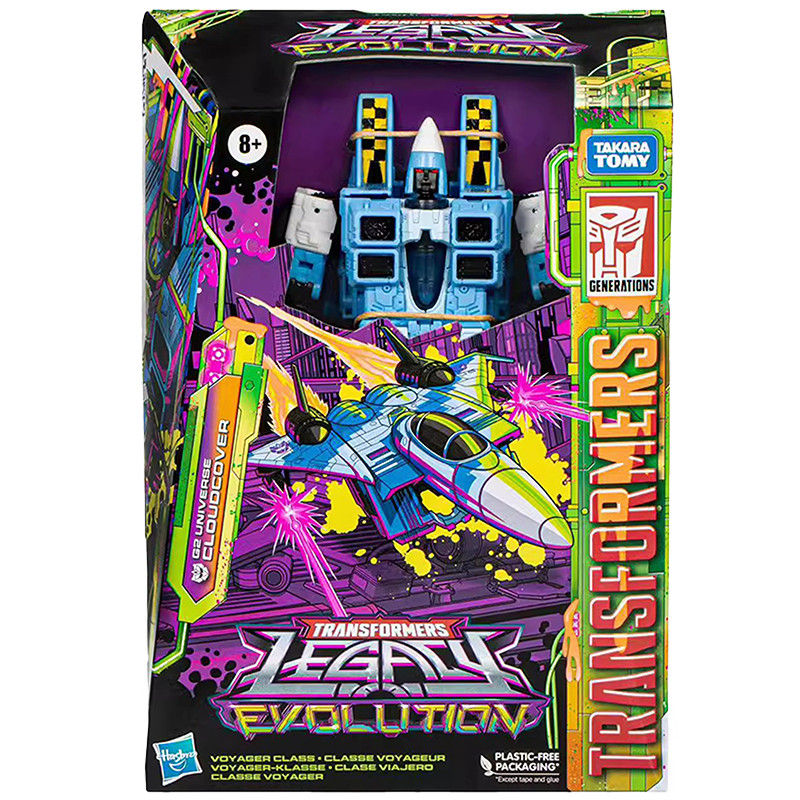 ในสต็อก>> ของเล่น Hasbro Transformers ส่งมอบวิวัฒนาการระดับ V G2 Cloud Strike Jet