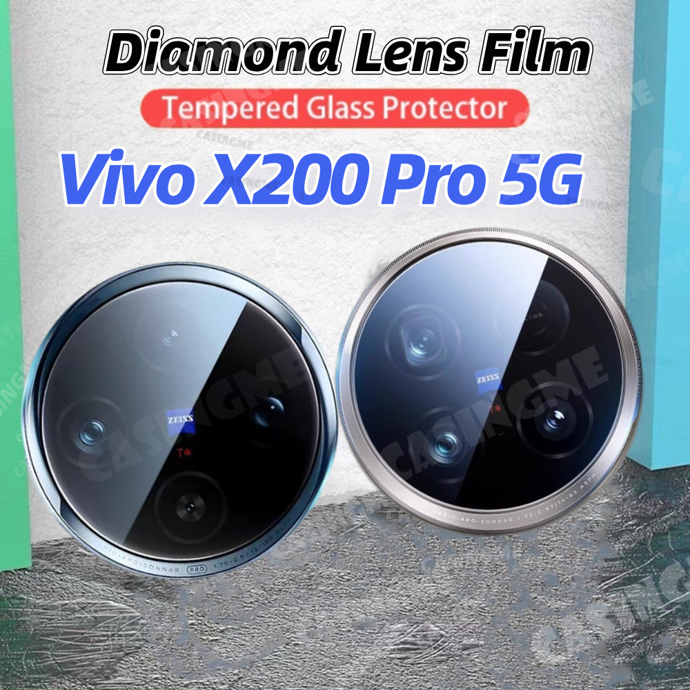 Vivo X200 Pro 5G 2024 3Dกล้องเลนส์ProtectorสําหรับVivoX200Pro Vivo X200 X200 200X X100 Pro 5G 4G 202