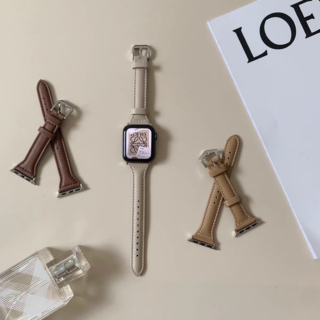 สายบางหนังเอวเล็กเหมาะสำหรับ iwatch10/987 Apple Watch applewatch