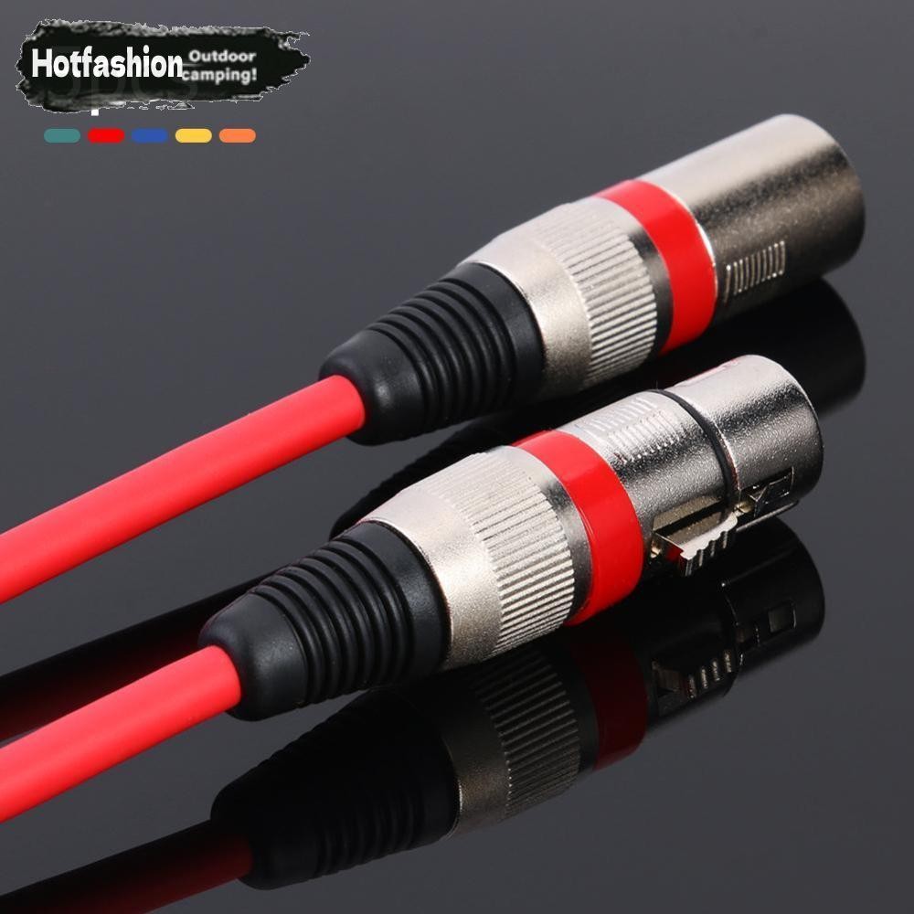 5 ชิ้น 3Pin XLR สายชายกับหญิง M/F ฟอยล์ + สายสัญญาณเสียงป้องกันแบบบราซิล
