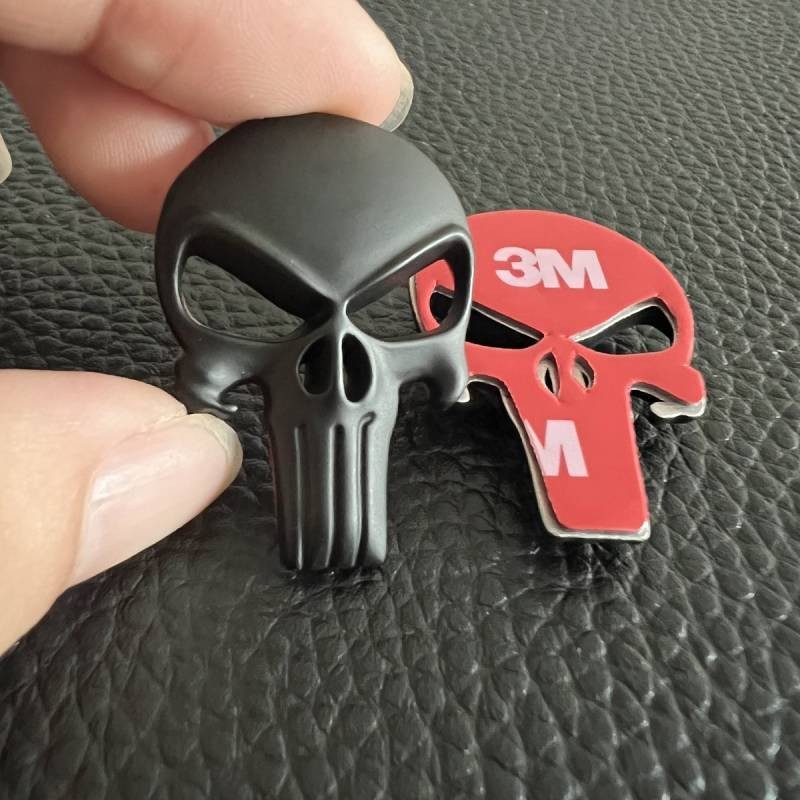 Car Sticker Car Logo Skull Car Stickers Motorcycle Stickers Metal Modification Car Body Sticker Pers