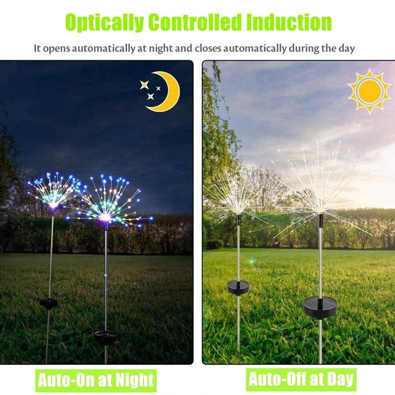 พร้อมส่ง🌟โคมไฟตกแต่ง ไฟต้นไม้ รูปดอกไม้ สวนกันน้ำกลางแจ้ง Dandelion ไฟสนามหญ้าสวนลานตกแต่งคริสต์มาส 2 โหมด กะพริบ - รูปที่ 5