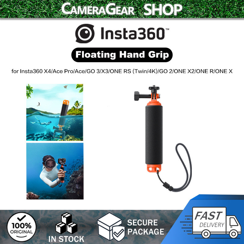 Original Insta360 Floating Hand Grip for Insta360 X4/Ace Pro2/Ace/GO 3/X3/ONE RS (Twin/4K)/GO 2/ONE X2