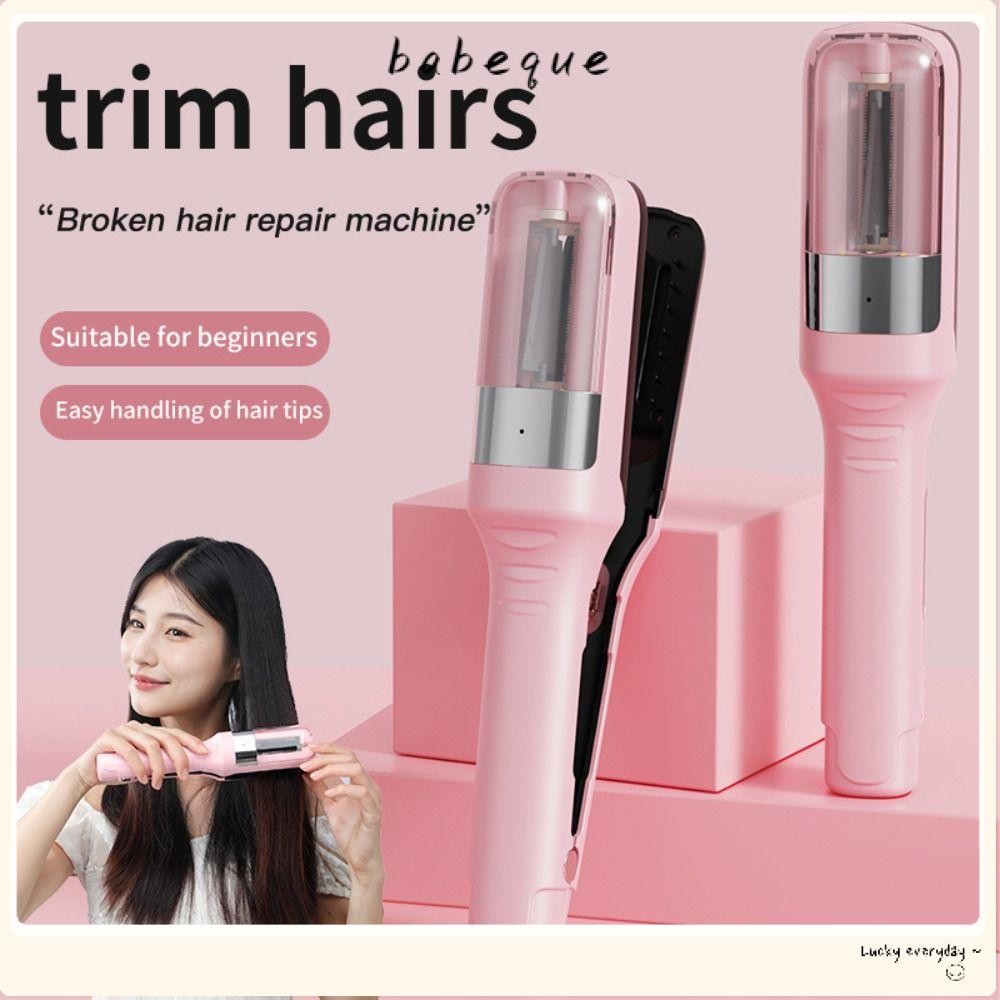 Babeque ปัตตาเลี่ยนตัดผมไฟฟ้า, 2 in 1 Trim Hairs Hair Split End Clipper, อัตโนมัติชาร์จมืออาชีพแยกผม Restorer