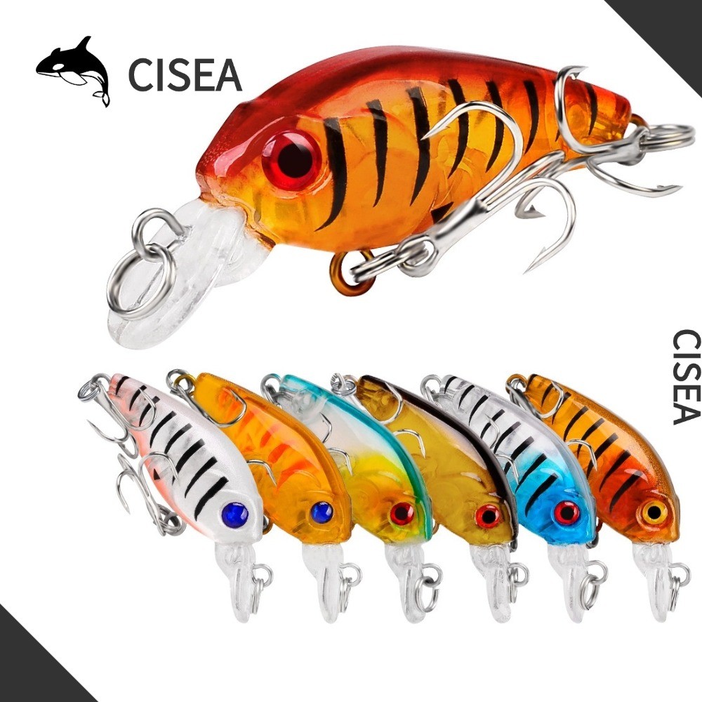 CISEA F122 เหยื่อยาง ปลา ตกปลา ตกปลา เหยื่อจิ๊ก เหยื่อ 4g 4.5cm
