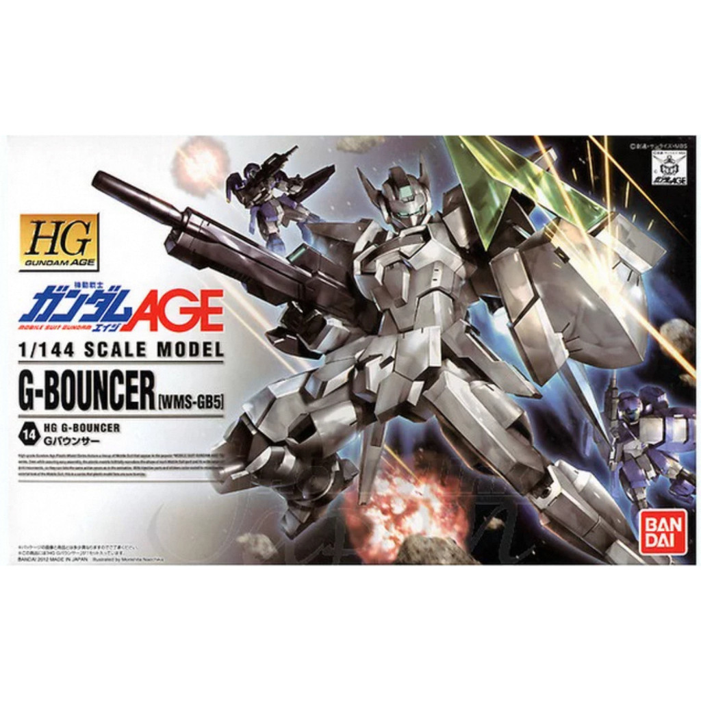 Bandai GUNDAM ประกอบ HG 1/144 AGE G Bouncer G Bouncer White Wolf อะนิเมะสินค้าของสะสม