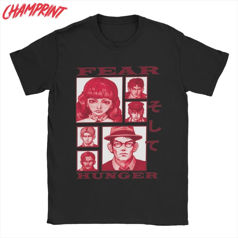 Fear and Hunger indie Horror เสื้อยืดผู้ชายตลก Tees แขนสั้นรอบคอเสื้อยืด PURE Gift IDEA เสื้อผ้า