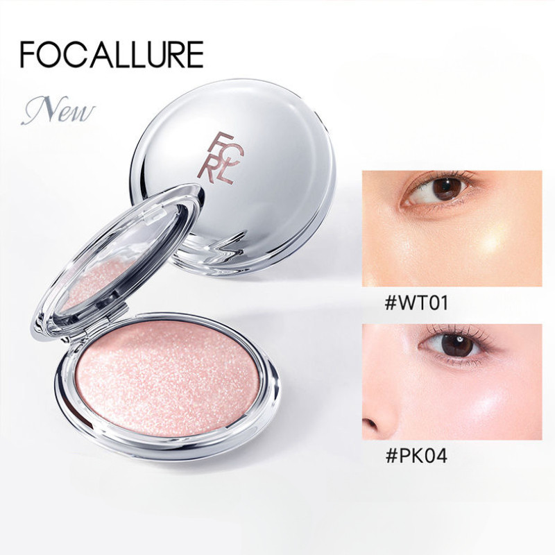 FOCALLURE ไฮไลท์ ครีม หน้ากระจ่างใส กลิตเตอร์ละเอียด กลิตเตอร์มุก สีติดทนนาน