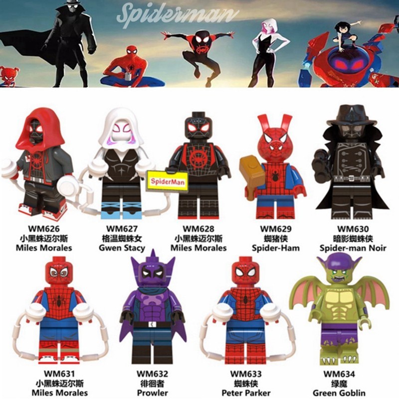 Wm626 WM627 WM628 WM629 WM630 WM31 Super Heroes MinifiguresBuilding Blocks ของเล่นเด็กของขวัญ