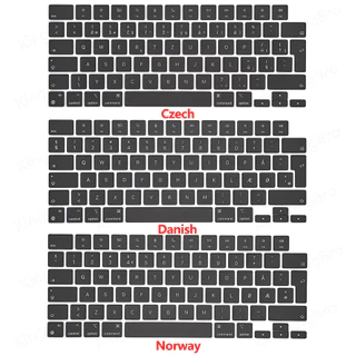 ใหม่คีย์บอร์ดคีย์ Keycap สําหรับ Macbook Pro Air 14 "16" A2442 A2485 A2779 A2780 A2918 A2991 A2992 A2681 A2941 คีย์เปลี่ยน