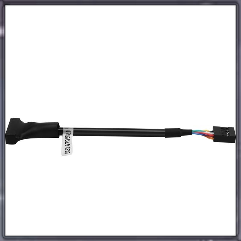 [ATZK] 15 ซม.USB 3.0 20 Pin Header Male to USB 2.0 9 Pin Female Adapter Cable