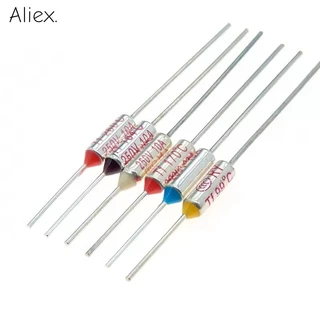 Tf ฟิวส์ความร้อน RY 10A 15A 250V 60℃-300℃ อุณหภูมิ152ค/155/157/160/165/167/170/172/180/185/188/192/200/210/216/227/230/235/240/250/255/260/270/280/300℃