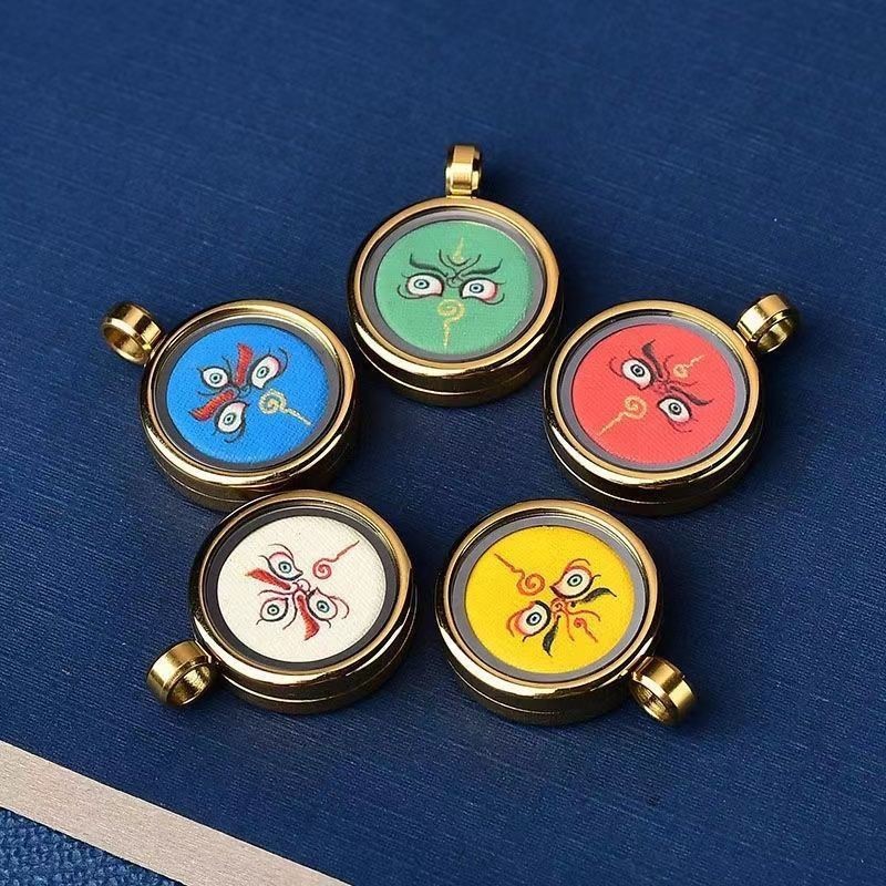 Tangka Round Tangka Small Tangka Round Xizang Small Tangka Carrying Mineral