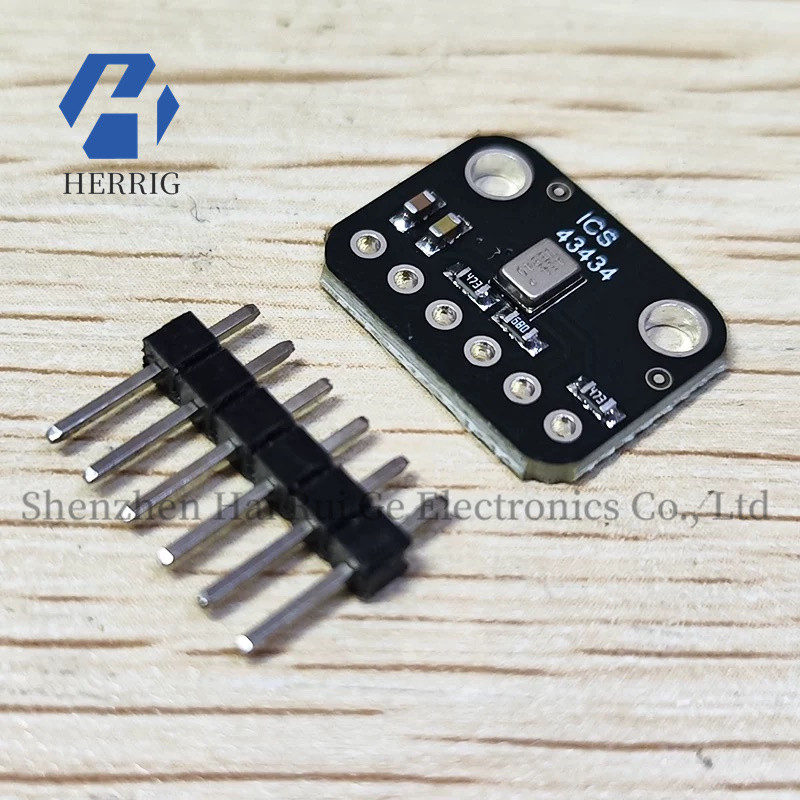Ics-43434 I2S MEMS โมดูลไมโครโฟนฝ่าวงล้อมตัวกรองย่อยย่อยย่อยต่ํา