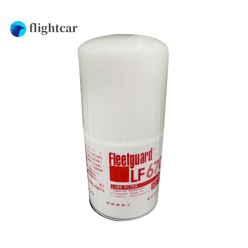 Fleetgaurd Oil Lube Filter LF670 สําหรับ Shacman/Howo/Weichai