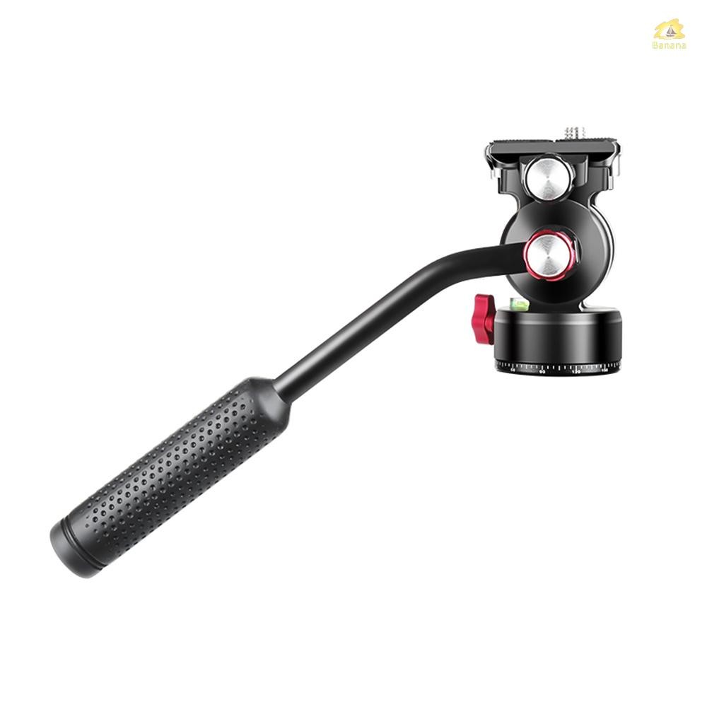 Manily VH-1 Compact Video Fluid Head Pan Tilt ขาตั้งกล้องหัว Panorama Ballhead ขาตั้งกล้อง Mount อลู
