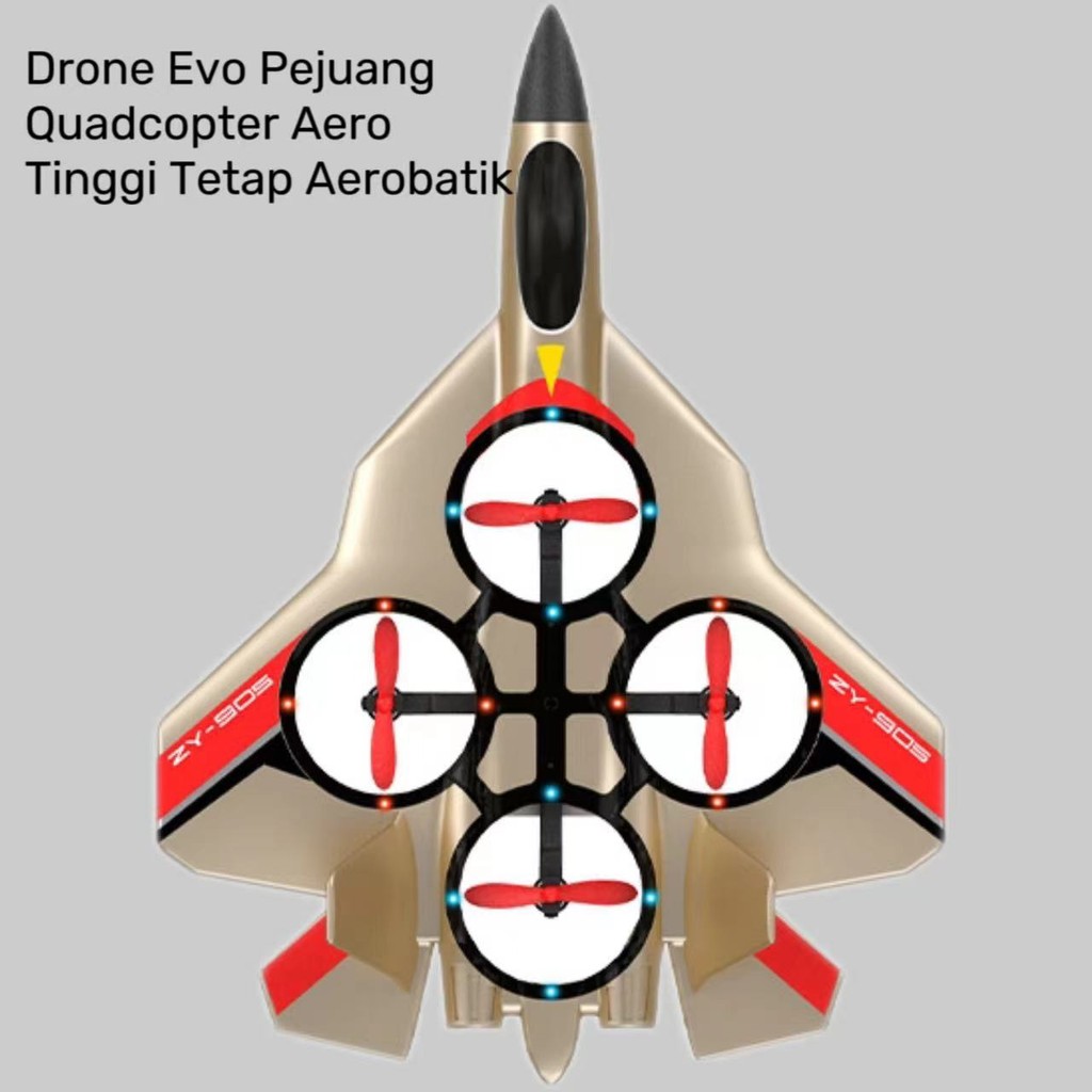 SU57 EPP Foam RC Drone - 4CH Stunt Quadcopter พร้อมระดับความสูงถือและ 360° รีโมทคอนโทรล Flips wit