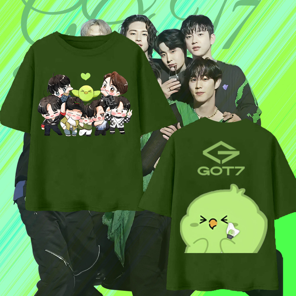 2025 GOT7 Concert < NEST FEST > in Bangkok.เสื้อยืดสีเขียว เหมาะสําหรับแฟนๆ - รูปที่ 2