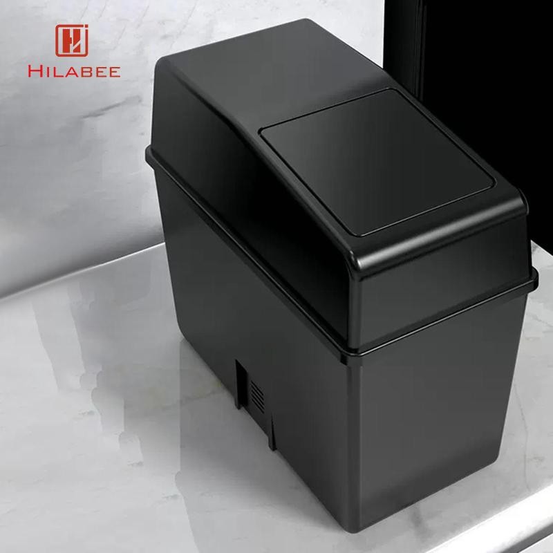 [สวัสดี] ถังขยะในรถพร้อมฝาปิดถังเก็บขยะภาชนะเก็บขยะห้องน้ําที่มีคงที่ - รูปที่ 3