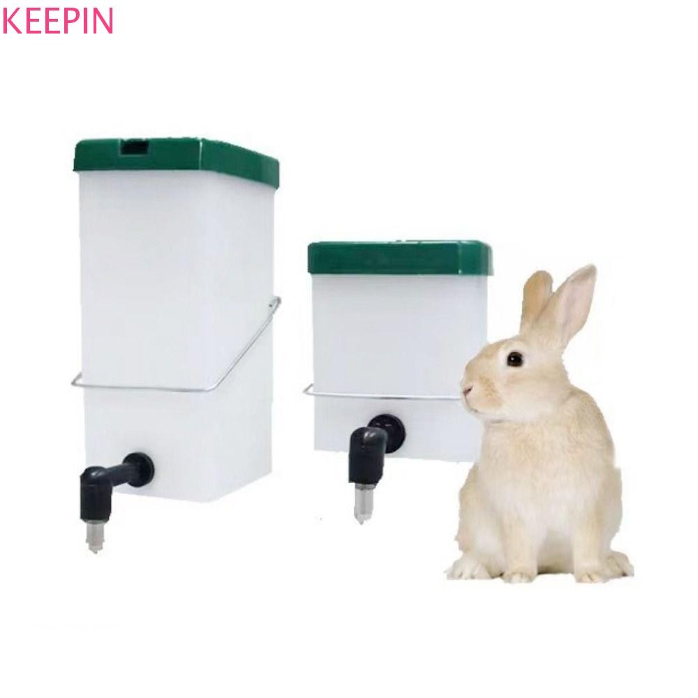 KEEPIN Pet Hanging Feeder, 1L/500ML เครื่องจ่ายน้ํากระต่ายอัตโนมัติ, น้ําพุกระต่ายพลาสติกแบบถอดได้ที่ใช้งานได้จริงสําหรับกระต่ายหนูตะเภาหนูแฮมสเตอร์
