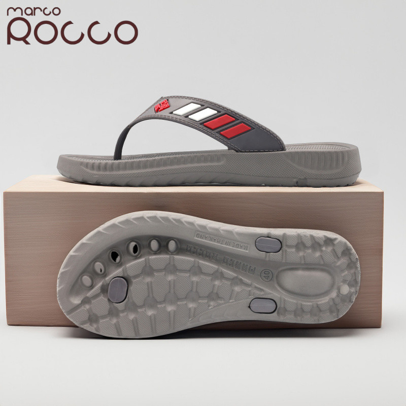 Marco Rocco รองเท้าแตะลําลอง รองเท้าสุขภาพ หนา2.5cm รองเท้าแตะ กันลื่น พื้นหนา นุ่ม แบบหูหนีบ สำหรับผู้ชาย รุ่น MR8004M
