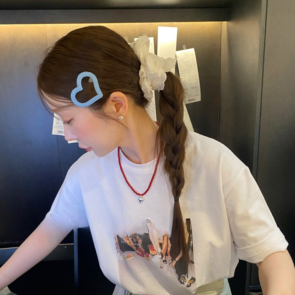 โจโจ้ โกโก้ น่ารักมัลติฟังก์ชั่มีสไตล์กิ๊บติดผมสีฟ้าคลิปหน้าม้าเครื่องประดับผม - รูปที่ 3