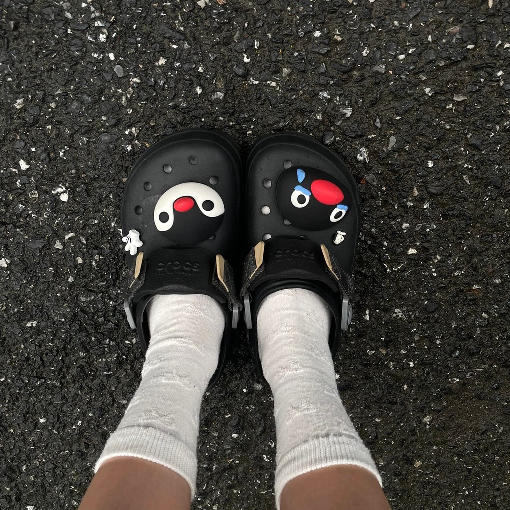 สไตล์เกาหลีอินตลกน่ารักเพนกวินรองเท้าดอกไม้หลุมรองเท้าอุปกรณ์เสริมที่ถอดออกได้ทําเองรองเท้าหัวเข็มขัดอุปกรณ์เสริมหัวเข็มขัดรองเท้าแตะน่ารักตกแต่งสาม - รูปที่ 5