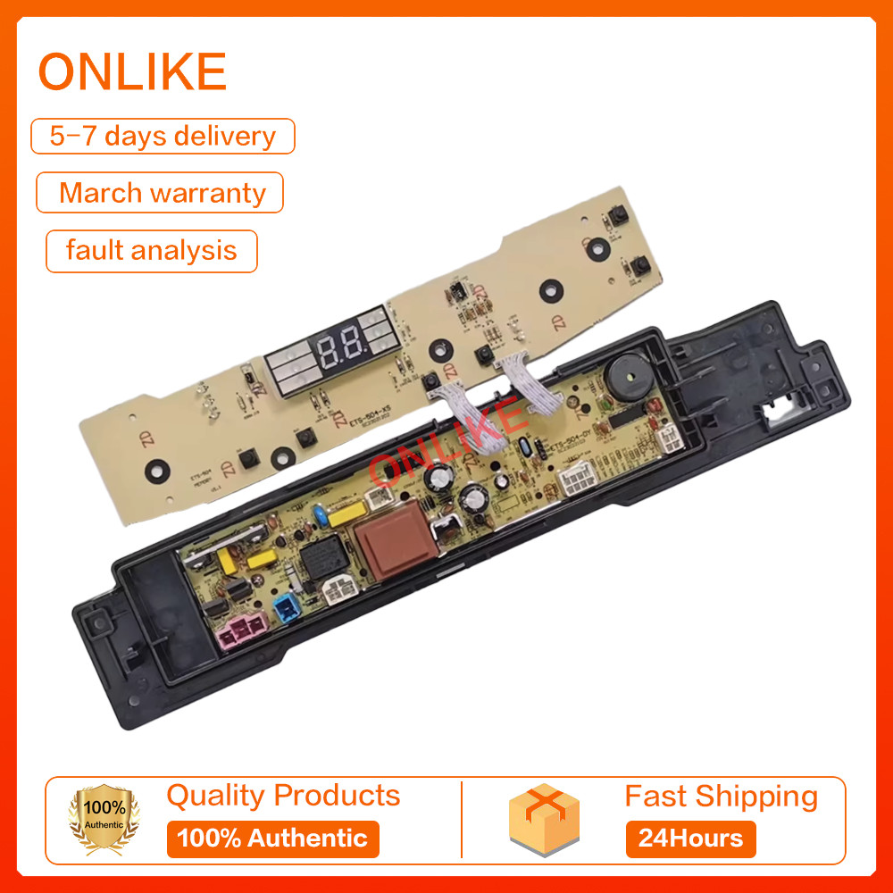 บอร์ดเครื่องซักผ้า PANASONIC พานาโซนิค 8/9/10KG ฝาบน Part. AXW024C8AK56 / AXW024C8AK06 รุ่น NA-F80B3