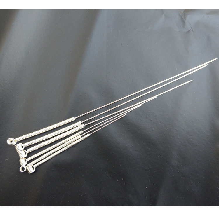 ของแท้ทั้งหมดเงินฝังเข็มเข็มยาจีนเข็มเงินประมาณ999เงินบริสุทธิ์เข็มเงินเข็มเข็มจับสามารถใช้ซ้ําๆ