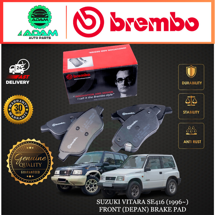 BREMBO SUZUKI VITARA SE416 (1996~) ผ้าเบรคหน้า