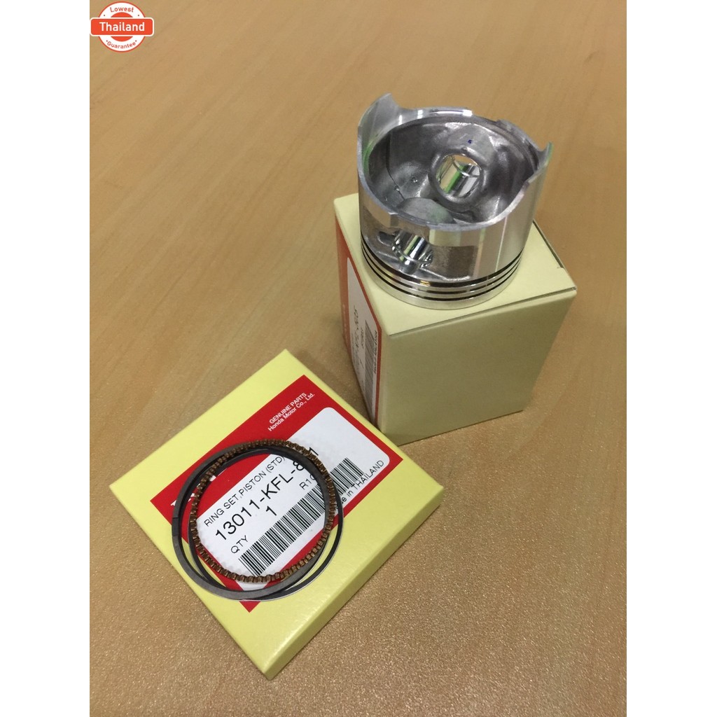 ลูกสูฮอนด้า NICE 2000 WAVE 110// 13101-KFL-505 พร้อมแหวนฮอนด้า 13011-KFL-851 ขนาด STD/0.25/0.5/0.75/