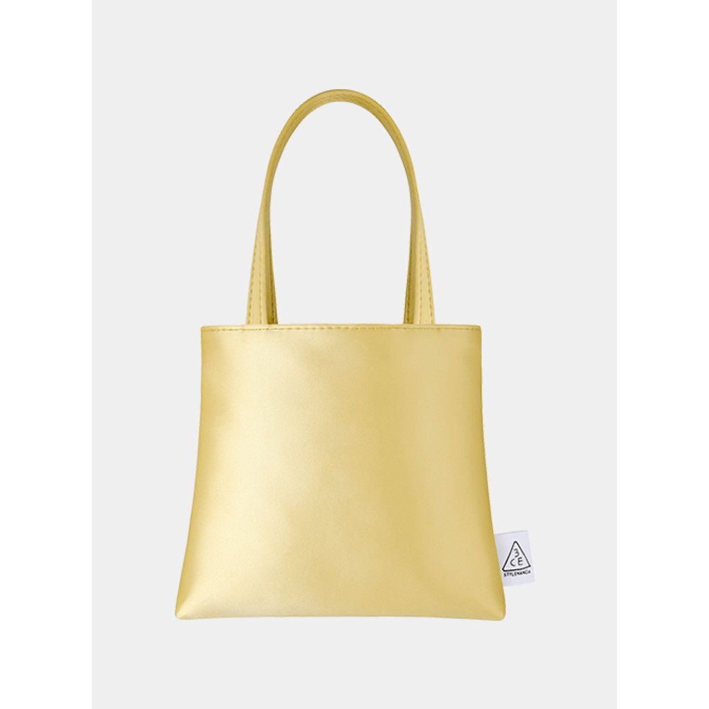 3CE Satin Handle Bag Lemon