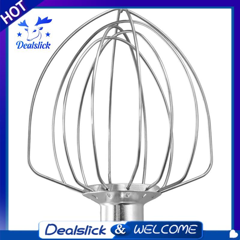 หัวตะกร้อตีไข่สำหรับเครื่องผสมอาหาร KitchenAid พร้อมหัวเอียง สเตนเลสสตีล (ทดแทน K45WW)