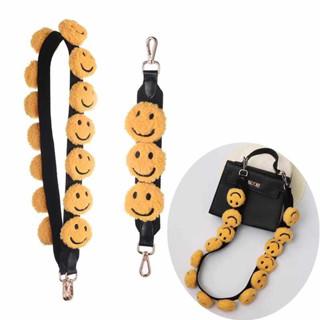 Evertoner สายคล้องไหล่ Smiley Face กระเป๋าถือเปลี่ยน Crossbo…