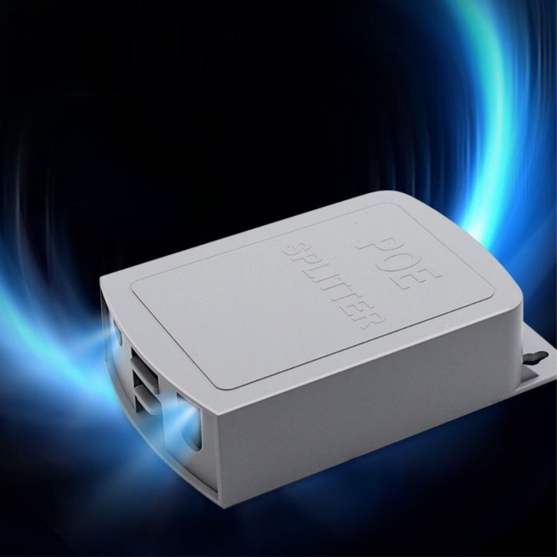 Bett Robusts Weatherproof PoE Splitter 48V ถึง 12V PoE Extender สําหรับกล้องรักษาความปลอดภัย