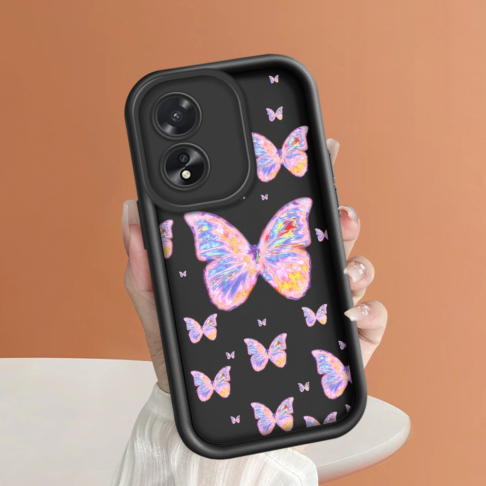 LOKAL OPPO A38 A18 สําหรับหุ้นท้องถิ่น Softcase HP เคสโทรศัพท์ปลอกนุ่ม Sofcase Cassing Kupu Kesing 2