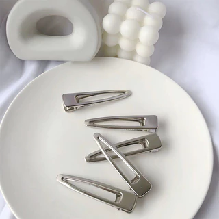 COD-ในไทย💖Ins Style Hair Clip กลวงออกกิ๊บสีทึบ คลิปปากเป็ดที่ละเอียดอ่อน-Kri
