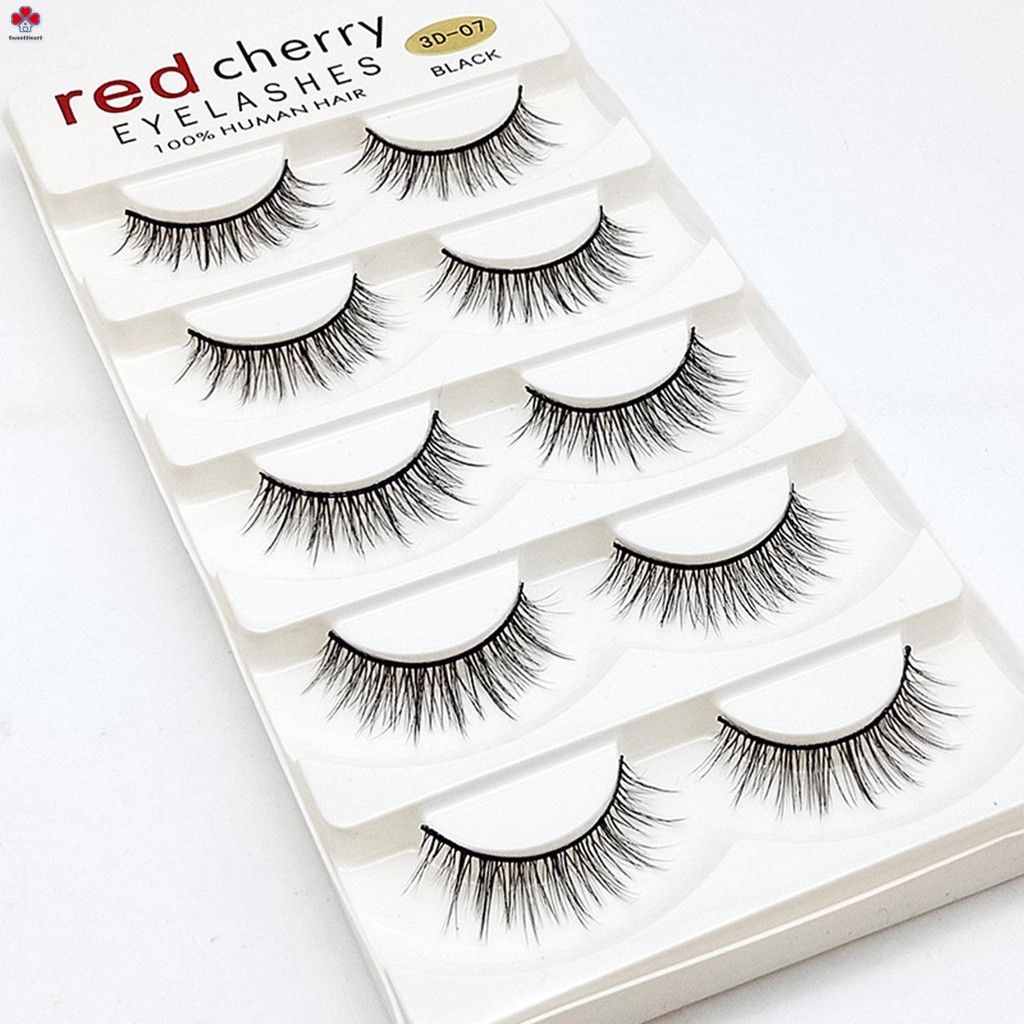 Fluffy Comic Eye Wispy Lashes ผู้หญิงจําลองขนตาปลอม รูปที่ 8