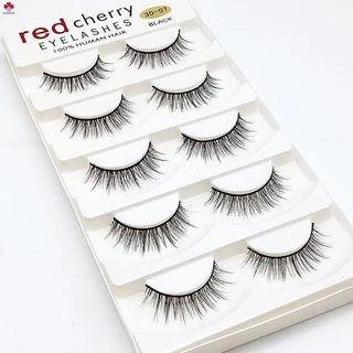 Fluffy Comic Eye Wispy Lashes ผู้หญิงจําลองขนตาปลอม