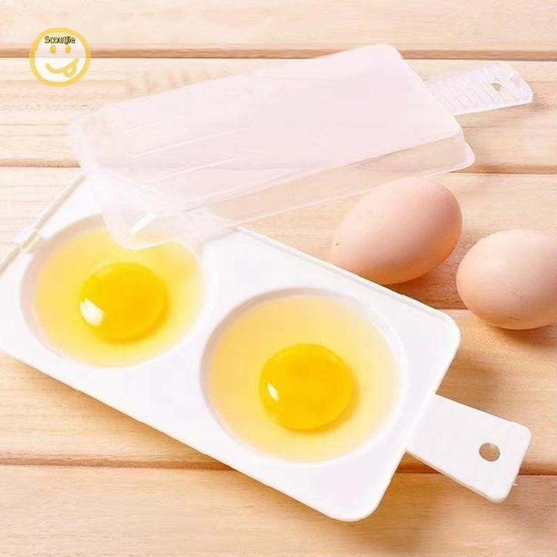 Scoutjie Egg Steamer Egg Fryer หม้อหุงไข่นุ่มรูปหัวใจแม่พิมพ์ไข่ต้มตุ๋นและชามไข่นึ่ง Shuibo ไข่ไมโครเวฟ TH
