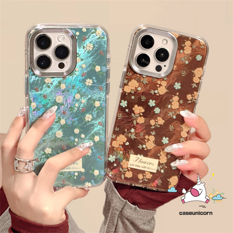 แท็กน่ารักดอกไม้retroการ์ตูนดอกไม้อินเทรนด์สําหรับiphone 7Plus 14 11 13 15 12 16 Pro Max XR XS Max X 16 7 14 8 15 Plus SE 2020 หรูหราGlossyริ้วรอยรูปแบบนุ่ม