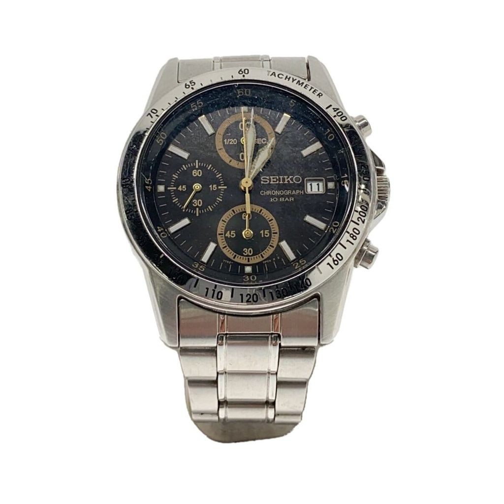 Seiko(ไซโก) SEIKO Men's Watch Quartz Analog Stainless Steel SLV 7T92-0DW0 Direct from Japan Secondha