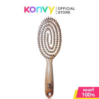 YAO Moving Round Brush Wooden Texture 92g.