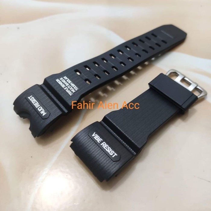 CASIO G-SHOCK GWG-1000/GWG1000/GWG 1000 RUBBER STRAP WATCH STRAP - สีดํา