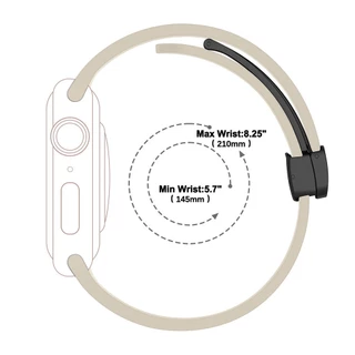 สายซิลิโคนแม่เหล็ก PC สำหรับ for Apple Watch 40 42 46 45 38 มม.ป้องกันหน้าจอสำหรับ for IWatch series 11 10 9 8 7 6 SE 3