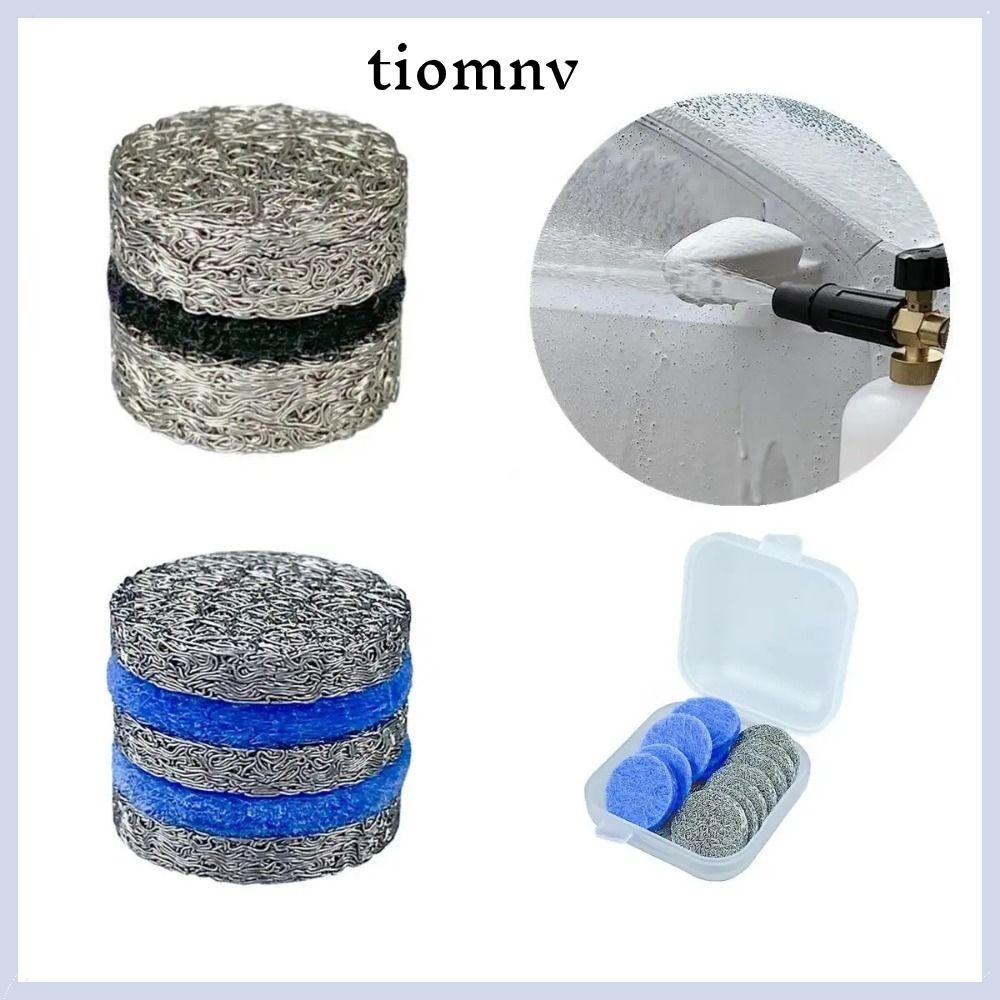 Tiomnv56 1 ชิ้นเคล็ดลับหัวฉีด Orifice, Snow Foam Lance Parts 3000 PSI ตาข่ายหัวฉีด,ทนทาน Richer Lather Multi-layer สําหรับแรงดันสูงเครื่องซักผ้าโฟม Maker กรอง